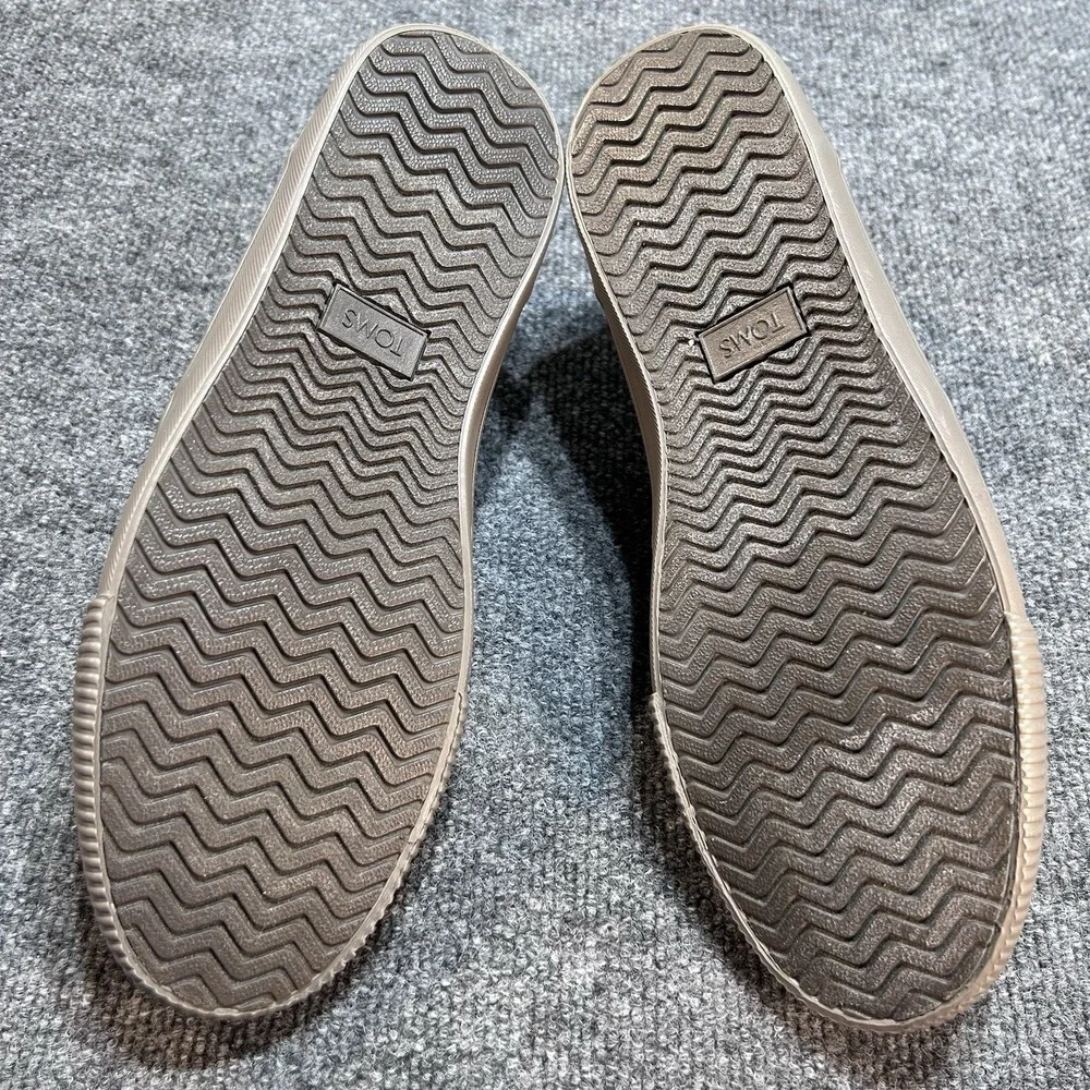 TOMS Carlo Mid Terrain Lace Up 9.5 Mens Grey Sneakers Casual Shoes - Picture 9 of 9